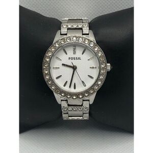Fossil FS2362 Women's Stainless Steel Analog White Dial Quartz Wrist Watch HO312